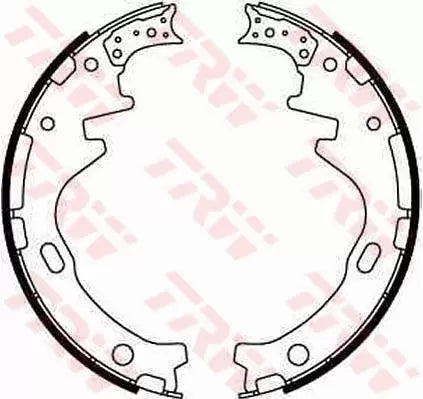 Brake Shoe Set GS8515 - TRW