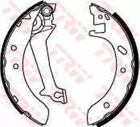 Brake Shoe Set GS8537 - TRW
