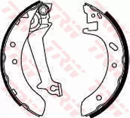 Brake Shoe Set GS8537 - TRW