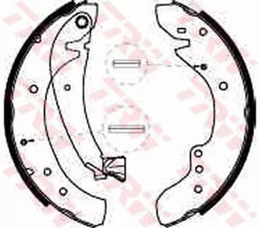 Brake Shoe Set GS8545 - TRW