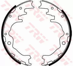 Brake Shoe Set GS8550 - TRW