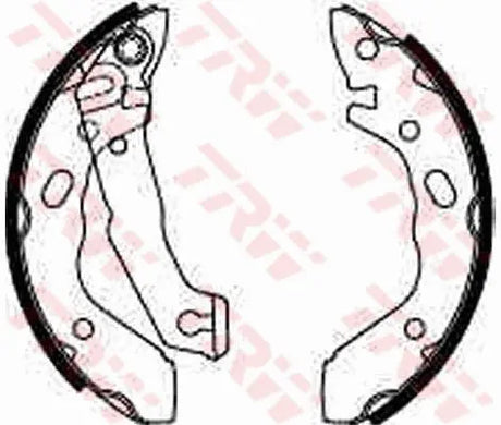 Brake Shoe Set GS8568 - TRW