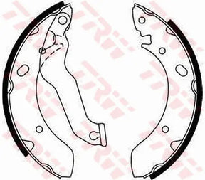 Brake Shoe Set GS8569 - TRW