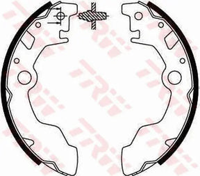 Brake Shoe Set GS8583 - TRW