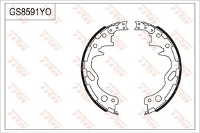 Brake Shoe Set GS8591 - TRW