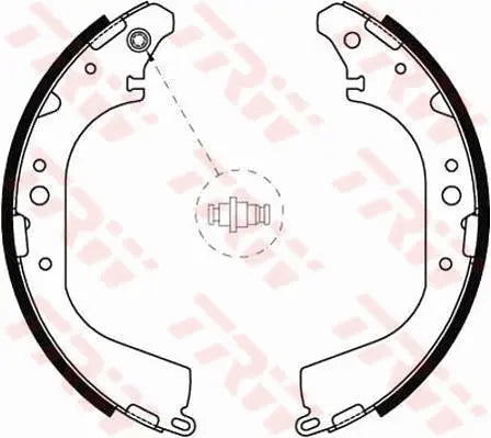 Brake Shoe Set GS8592 - TRW