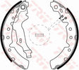 Brake Shoe Set GS8603 - TRW