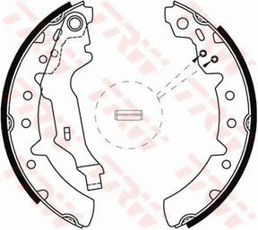Brake Shoe Set GS8603 - TRW