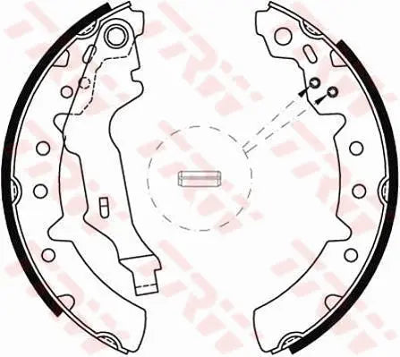 Brake Shoe Set GS8603 - TRW