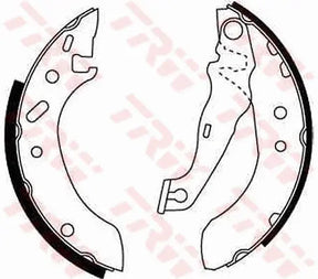Brake Shoe Set GS8611 - TRW