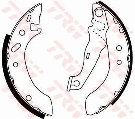 Brake Shoe Set GS8611 - TRW