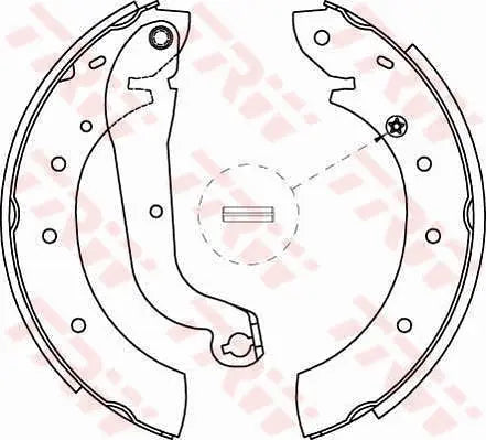 Brake Shoe Set GS8622 - TRW