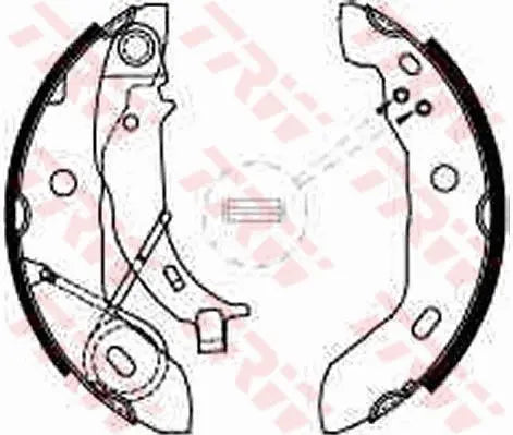 Brake Shoe Set GS8627 - TRW