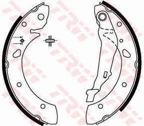 Brake Shoe Set GS8632 - TRW