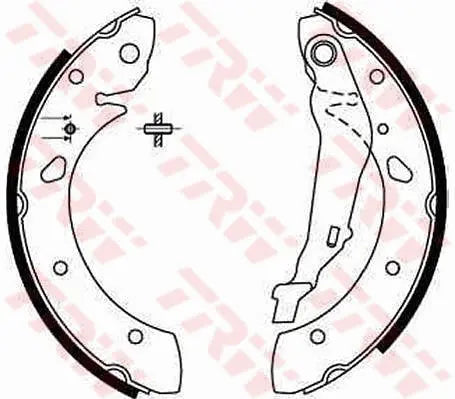 Brake Shoe Set GS8632 - TRW