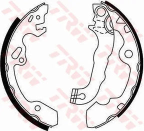Brake Shoe Set GS8636 - TRW