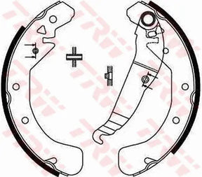 Brake Shoe Set GS8637 - TRW