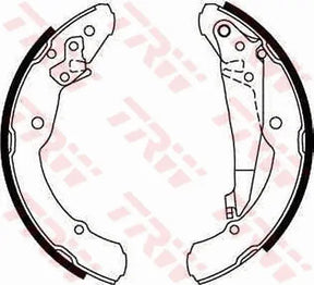 Brake Shoe Set GS8639 - TRW