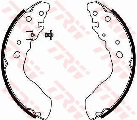 Brake Shoe Set GS8641 - TRW