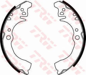 Brake Shoe Set GS8648 - TRW