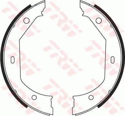 Brake Shoe Set, Parking Brake GS8956 - TRW