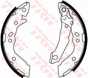 Brake Shoe Set GS8658 - TRW