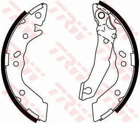 Brake Shoe Set GS8658 - TRW