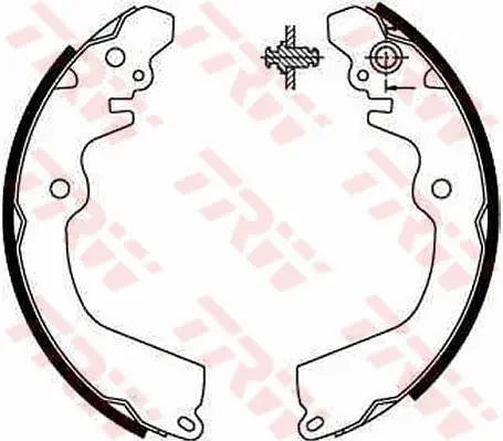 Brake Shoe Set GS8666 - TRW