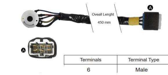 Ignition Switch (1340) NC1330 - Nice Products | Universal Auto Spares