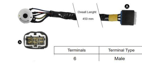 Ignition Switch (1340) NC1330 - Nice Products | Universal Auto Spares