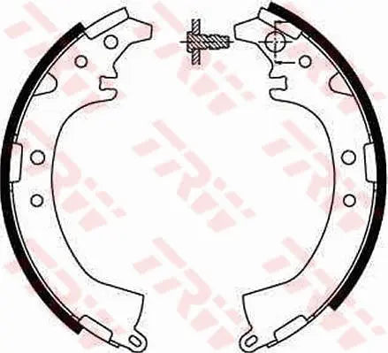 Brake Shoe Set GS8672 - TRW