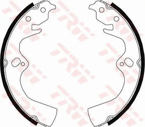 Brake Shoe Set GS8682 - TRW