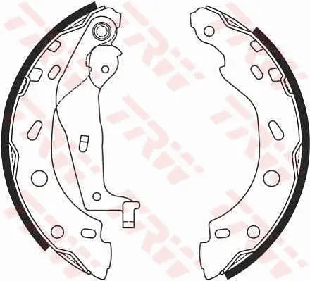 Brake Shoe Set GS8685 - TRW
