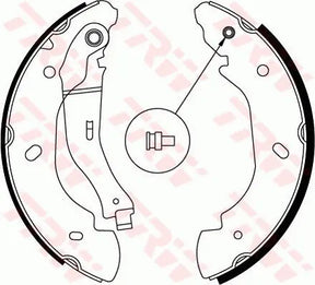 Brake Shoe Set GS8689 - TRW