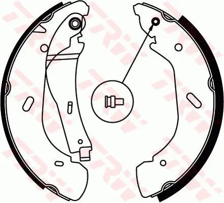 Brake Shoe Set GS8690 - TRW
