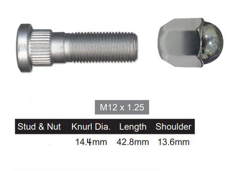 Stud & Nut NS414J - Nice Products | Universal Auto Spares