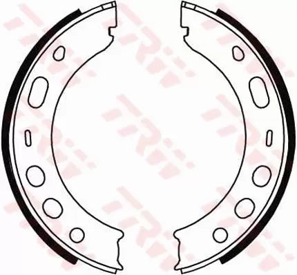 Brake Shoe Set, Parking Brake GS8706 - TRW