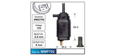 Washer Pump NWP792 - Nice Products | Universal Auto Spares