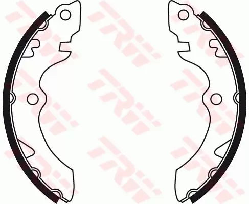Brake Shoe Set, Parking Brake GS8735 - TRW