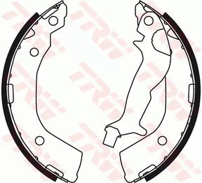 Brake Shoe Set GS8737 - TRW