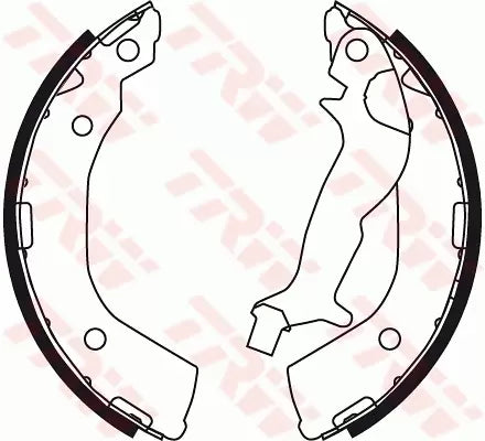 Brake Shoe Set GS8737 - TRW