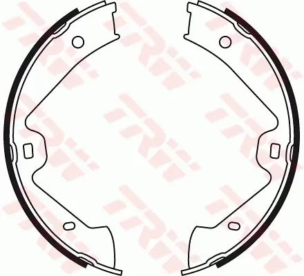 Brake Shoe Set, Parking Brake GS8776 - TRW