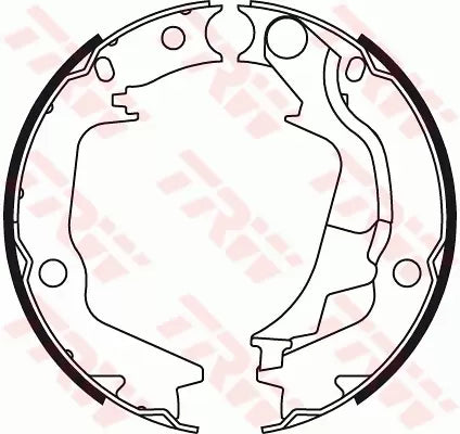 Brake Shoe Set, Parking Brake GS8782 - TRW