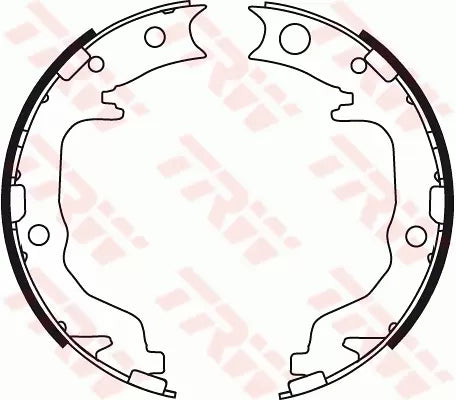 Brake Shoe Set, Parking Brake GS8783 - TRW