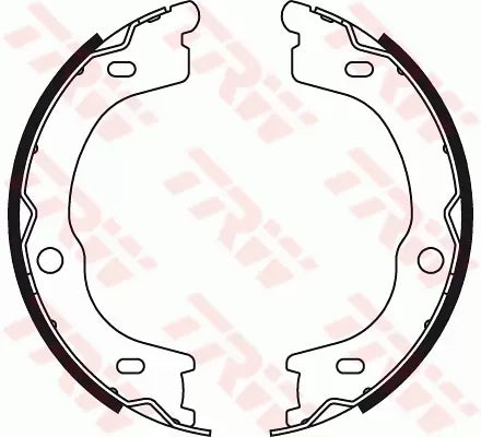 Brake Shoe Set, Parking Brake GS8784 - TRW