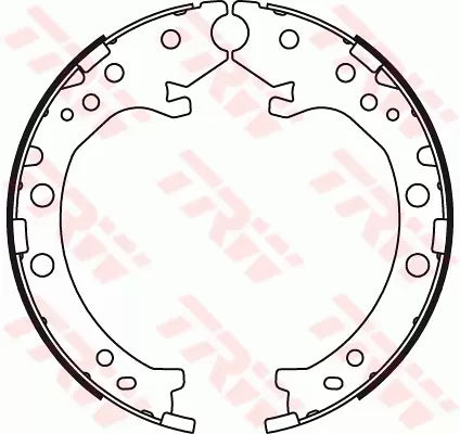 Brake Shoe Set, Parking Brake GS8789 - TRW
