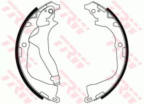 Brake Shoe Set GS8870 - TRW