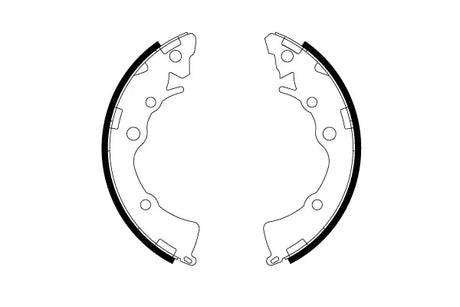 Brake Shoe Set GS8812 - TRW