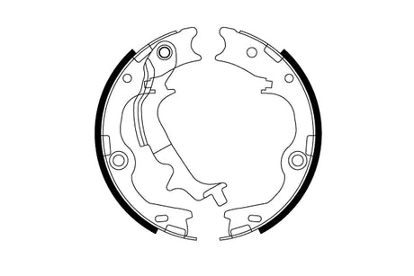 Brake Shoe Set, Parking Brake GS8817 - TRW