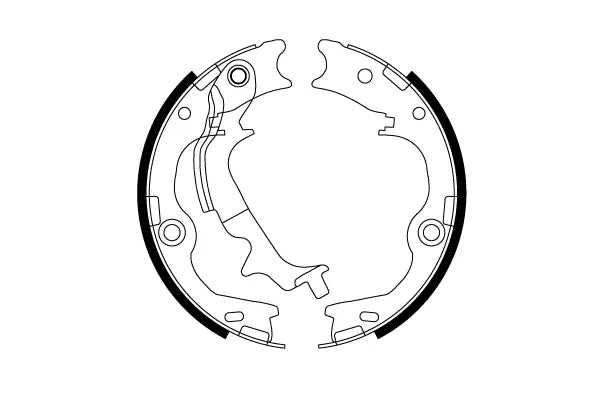 Brake Shoe Set, Parking Brake GS8817 - TRW